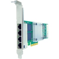 Axiom 10/100/1000Mbs Quad Port RJ45 PCIe x4 NIC Card for Intel - E1G44HT - 1000Mbs Quad Port RJ45 PCIe x4 NIC Card