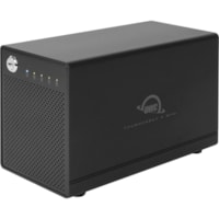 OWC ThunderBay 4 mini Drive Enclosure - Thunderbolt 2 Host Interface External - 4 x HDD Supported - 4 x SSD Supported - 4 x Total Bay - 4 x 2.5" Bay - Aluminum