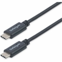 StarTech.com 1m 3 ft USB C Cable - M/M - USB 2.0 - USB-IF Certified - USB-C Charging Cable - USB 2.0 Type C Cable - Charge USB 2.0 USB C devices, such as your MacBook or Chromebook, from a USB-C AC wall charger - 3 ft USB Type C Cable - 3' USB 2.0 Type C Cable - USB 2.0 C to C Cable - USB C Cable M/