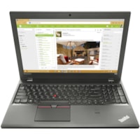 Lenovo ThinkPad T560 20FH001TUS 15.6" Notebook - Intel Core i7 6th Gen i7-6600U - 8 GB - 256 GB SSD - English (US) Keyboard - Black - 1920 x 1080 - Windows 7 Professional - Intel HD Graphics 520 - In-plane Switching (IPS) Technology - Front Camera/Webcam - IEEE 802.11ac Wireless LAN Standard