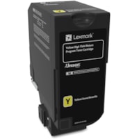 Lexmark - Cartouche toner Unison D'origine Élevé Rendement Laser - Jaune - 1 chaque - Laser - Rendement Élevé - 1 Unité