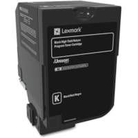 Lexmark Unison Original Toner Cartridge - Laser - High Yield - 25000 Pages - Black - 1 Each