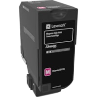 Cartouche toner D'origine Élevé Rendement Laser - Magenta - 1 chaque Lexmark - Laser - Rendement Élevé - 1 Unité