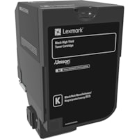 Lexmark Original Toner Cartridge - Laser - High Yield - 25000 Pages - Black