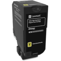 Lexmark - Cartouche toner Unison D'origine Élevé Rendement Laser - Jaune - 1 chaque - 12000 pages