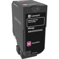 Cartouche toner D'origine Élevé Rendement Laser - Magenta - 1 chaque Lexmark - 12000 pages