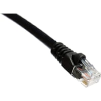 Câble réseau 10 pi Catégorie 6a Axiom - 10 pi Catégorie 6a Câble réseau pour Périphérique réseau - 10 Gbit/s - Câble de Raccordement - Doré Connecteur plaqué - 24 AWG - Noir