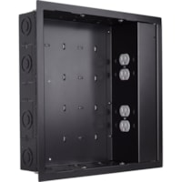 Chief PAC526FBP4 Mounting Box for A/V Equipment - Black - 10 lb (4535.92 g) Load Capacity