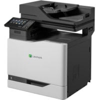 Lexmark CX820de Laser Multifunction Printer-Color-Copier/Fax/Scanner-52 ppm Mono/52 ppm Color Print-1200x1200 Print-Automatic Duplex Print-200000 Pages Monthly-650 sheets Input-Color Scanner-1200 Optical Scan-Color Fax-Gigabit Ethernet - Copier/Fax/Printer/Scanner - 52 ppm Mono/52 ppm Color Print - 