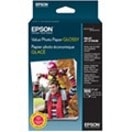 Epson Value Photo Paper Glossy - 97 Brightness - 4" (101.60 mm) x 6" (152.40 mm) - 49 lb (22226.03 g) Basis Weight - 186 g/m² Grammage - Glossy - Bright White - 100 Sheet