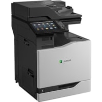 Lexmark CX860DE Laser Multifunction Printer - Color - Copier/Fax/Printer/Scanner - 60 ppm Mono/60 ppm Color Print - 1200 x 1200 dpi Print - Automatic Duplex Print - Up to 350000 Pages Monthly - 650 sheets Input - Color Scanner - 1200 dpi Optical Scan - Color Fax - Gigabit Ethernet - USB - For Plain 