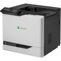 Imprimante laser CS820de Bureau - Couleur Lexmark - 60 ppm Mono / 60 ppm couleur - 1200 x 1200 dpi Impression - Automatique Recto/Verso - 650 Feuilles Entrée - Ethernet - 200000 Cycle d'utilisation des pages - Impression papier ordinaire - USB