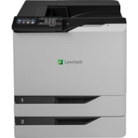 Lexmark CS820dte Desktop Laser Printer - Color - 60 ppm Mono / 60 ppm Color - 1200 x 1200 dpi Print - Automatic Duplex Print - 1200 Sheets Input - Ethernet - 200000 Pages Duty Cycle - Plain Paper Print - USB