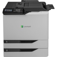 Lexmark CS820dtfe Desktop Laser Printer - Color - 60 ppm Mono / 60 ppm Color - 1200 x 1200 dpi Print - Automatic Duplex Print - 1200 Sheets Input - Ethernet - 200000 Pages Duty Cycle - Plain Paper Print - USB