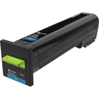 Lexmark Original Toner Cartridge - Laser - High Yield - 22000 Pages - Cyan