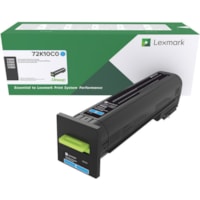 Lexmark Unison Original Toner Cartridge - Laser - Standard Yield - 8000 Pages - Cyan - 1 Each