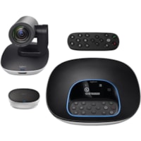 Logitech GROUP Video Conferencing System - 1920 x 1080 Video (Content) - 30 fps - USB - Wall Mountable, Tabletop