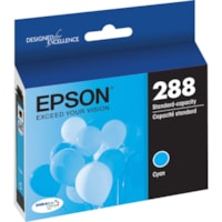 Epson - Cartouche jet d'encre DURABrite Ultra T288 D'origine Standard Rendement Jet d'encre - Cyan - 1 chaque - Jet d'encre - Rendement Standard - 1 Unité