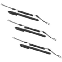 Stylet - 3 emballage - Capacitive Type d'écran tactile supportée Zebra - 3 - Capacitive Type d'écran tactile supportée - 0,20 po (5 mm) - Plastique, Carbone - Noir