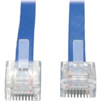 Câble réseau N205-010-BL-FCR 10 pi (3,05 m) RJ-45 Tripp Lite by Eaton - 10 pi (3,05 m) RJ-45 Câble réseau pour Périphérique réseau, Commutateur, Routeur, Serveur, Ordinateur Portable - 32 AWG - Bleu