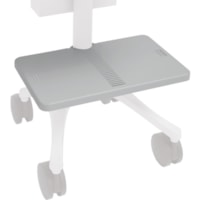 Anthro Zido Equipment Shelf, Medium - 50 lb (22679.62 g) Weight Capacity - 19" (482.60 mm) Width x 11" (279.40 mm) Depth - Metal - Cool Gray