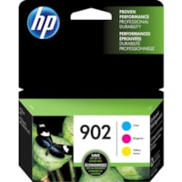 HP 902 Original Inkjet Ink Cartridge - Cyan, Magenta, Yellow - 3 / Pack - Inkjet - 3 / Pack