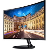 Moniteur LCD C24F390FHN Full HD Écran incurvé - 16:9 - Noir brillant Samsung - 23,5 po Visible - LED Rétroéclairage - 1920 x 1080 - 16,7 Millions de Couleurs - FreeSync - 250 cd/m² - 4 ms - HDMI - VGA