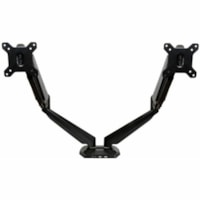 Bras support d'écran pour Moniteur - Noir StarTech.com - Hauteur réglable - 2 Écran(s) supportés - 12 po (304,80 mm) à 32 po (812,80 mm) Support d'écran - 33,07 lb (15000 g) Capacité de charge - 75 x 75, 100 x 100 - Aluminium - 1 chaque