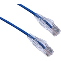 Axiom 15FT CAT6 BENDnFLEX Ultra-Thin Snagless Patch Cable 550mhz (Blue) - 15 ft Category 6 Network Cable for Network Device - First End: 1 x RJ-45 Network - Male - Second End: 1 x RJ-45 Network - Male - Patch Cable - Gold Plated Connector - 28 AWG - Blue