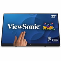 Moniteur à écran tactile LCD TD2230 22 po Classe - 16:9 - 5 ms ViewSonic - 21,5 po Visible - Écran tactile multipoint - 1920 x 1080 - Full HD - 16,7 millions de couleurs - 250 cd/m² - LED Rétroéclairage - Hauts-Parleurs - HDMI - DisplayPort