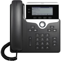 Téléphone IP 7821 - Filaire - Fixation au mur - Noir Cisco - 2 x Ligne Totale - VoIP - User Connect License, Enhanced User Connect License, Unified Communications Manager Express - 2 x Réseasu (RJ-45) - PoE Ports