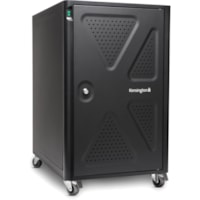 Kensington AC12 12-Bay Security Charging Cabinet - 16.5" (419.10 mm) Width x 23.2" (589.28 mm) Depth x 28.1" (713.74 mm) Height - Black - For 12 Devices - 1