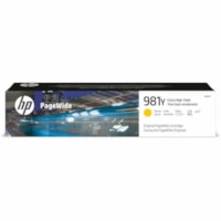 HP 981Y (L0R15A) Original Extra High Yield Page Wide Ink Cartridge - Yellow - 1 Each - 16000 Pages