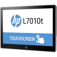 HP L7010t LCD Touchscreen Monitor - 16:9 - 30 ms - 10.1" Viewable - Projected Capacitive - 1280 x 800 - WXGA - 16.7 Million Colors - 800:1 - 220 cd/m² - LED Backlight - USB - DisplayPort - Black, Asteroid - 3 Year