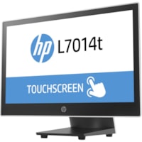 HP L7014t 14" Class LED Touchscreen Monitor - 16:9 - 16 ms - 14" Viewable - Projected Capacitive - 1366 x 768 - WXGA - 14.4 Million Colors - 350:1 - 200 cd/m² - LED Backlight - DisplayPort - Black, Asteroid - 3 Year