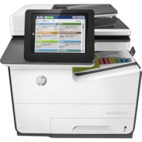 HP PageWide 586 586dn Page Wide Array Multifunction Printer-Color-Copier/Scanner-50 ppm Mono/50 ppm Color Print-2400x1200 Print-Automatic Duplex Print-80000 Pages Monthly-550 sheets Input-Color Scanner-600 Optical Scan-Gigabit Ethernet - Copier/Printer/Scanner - 50 ppm Mono/50 ppm Color Print - 2400