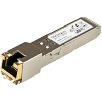 SFP (mini-GBIC) - 10 emballage StarTech.com - Pour Réseau de donnéesPaire torsadée1.25 Gigabit Ethernet - 1000Base-T - Enfichable à chaud, Interchangeable à chaud - 10 / emballage