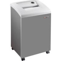 Dahle 50414 Oil-Free Paper Shredder w/Jam Protection - Non-continuous Shredder - Cross Cut - 20 Per Pass - for shredding Staples, Paper Clip, Credit Card, CD, DVD - 0.1" x 1.6" Shred Size - P-4 - 6.10 m/min - 10.3" Throat - 10 Minute Run Time - 20 Minute Cool Down Time - 113.56 L Wastebin Capacity -