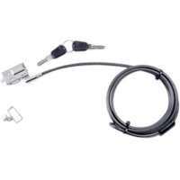 Noble Wedge Low Profile Lock - 6 ft Cable - Master Keyed Lock - Steel - For Tablet, Notebook