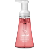 Method Foaming Hand Soap - Pink Grapefruit Scent - 10 fl oz (295.74 mL) - Pump Bottle Dispenser - Hand - Light Pink - Pleasant Scent, Paraben-free, Phthalate-free, Triclosan-free - 1 Each