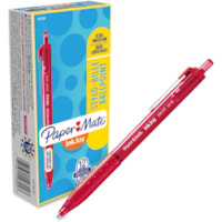 Paper Mate Inkjoy 300 RT Ballpoint Pens - 1 mm (0.04") Pen Point - Retractable - Red Ink - Red Barrel - 1 Dozen