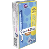 Paper Mate Inkjoy 300 RT Ballpoint Pens - 1 mm (0.04") Pen Point - Retractable - Blue Ink - Blue Barrel - 1 Dozen