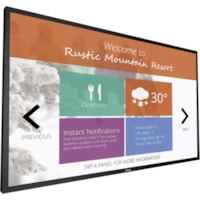 Philips Signage Solutions Multi-Touch Display - 75po LCD - Écran tactile - 3840 x 2160 - Edge LED - 410 cd/m² - 2160p - HDMI - USB - DVI - SérieEthernet - Noir