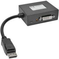 Tripp Lite by Eaton B156-002-DVI-V2 2-Port DisplayPort 1.2 to DVI MST Hub - 1920 x 1080 - DisplayPort - DVI Out - USB 