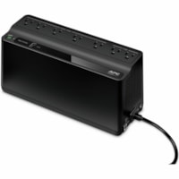 Onduleur en veille Back-UPS - 600 VA/330 W APC by Schneider Electric - Tour - 10 Heure Rechargeable - 3,20 Minute(s) Veille - 120V Entrée - 120 V AC Sortie - Onde sinoïdale approchée - 5 x NEMA 5-15R, 2 x NEMA 5-15R Surge - 7 x Sortie batterie/surtension