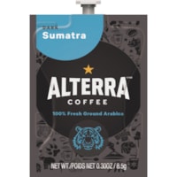 Alterra Roasters Sumatra Coffee - Compatible with Flavia - Regular - Dark - 100 / Carton