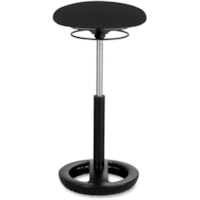 Tabouret de bar TWIXT 3001BL - Siège réglable - 22 po (558,80 mm) à 32 po (812,80 mm) Haut Safco - Seat Color Noir - Polypropylène, Nylon, Vinyle Seat Material - Arrondi Base - 1 chaque