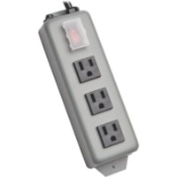 Tripp Lite by Eaton Waber 3SP9 3-Outlet Power Strip - NEMA 5-15P - 3 x NEMA 5-15R - 9 ft (2.74 m) Cord - 15 A Current - 120 V AC Voltage - Surface-mountable, Floor-mountable, Wall-mountable/Desk-mountable