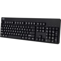 Clavier EasyTouch AKB-630UB - Câble Connectivité - USB Interface - Anglais (USA) - QWERTY Disposition - Noir Adesso - Câble Connectivité - USB Interface - 104 Touche(s) - Touche Windows Raccourci-clavier(s) - Anglais (USA) - QWERTY Disposition - MAC - Windows, Mac OS - Memb