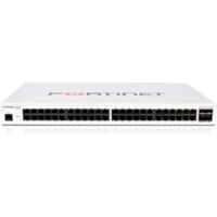 Commutateur Ethernet FortiSwitch D FS-248D 48 Ports Gérable - Gigabit Ethernet - 1000Base-T, 1000Base-LX, 1000Base-SX Fortinet - 48 Ports - Gérable - Gigabit Ethernet - 1000Base-T, 1000Base-LX, 1000Base-SX - Modulaire - 4 Emplacements SFP - Paire torsadée, Fibre Optique - 1U - M